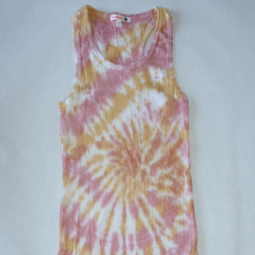 Sundry tye dye tank tops